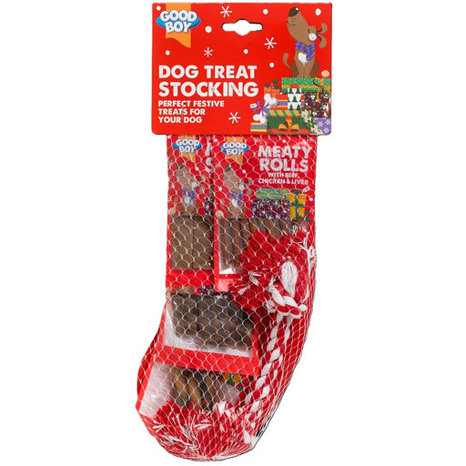 Good Boy Christmas Dog Stocking Brown 120 g