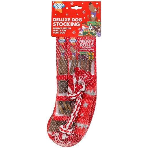 Good Boy Christmas Deluxe Dog Stocking Brown 150 g