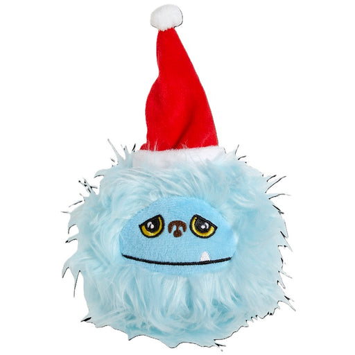 Good Boy Christmas Festive Hairy Monster Ball 15cm