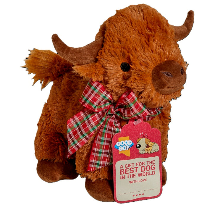 Good Boy Christmas Gift Highland Cow Large 24cm