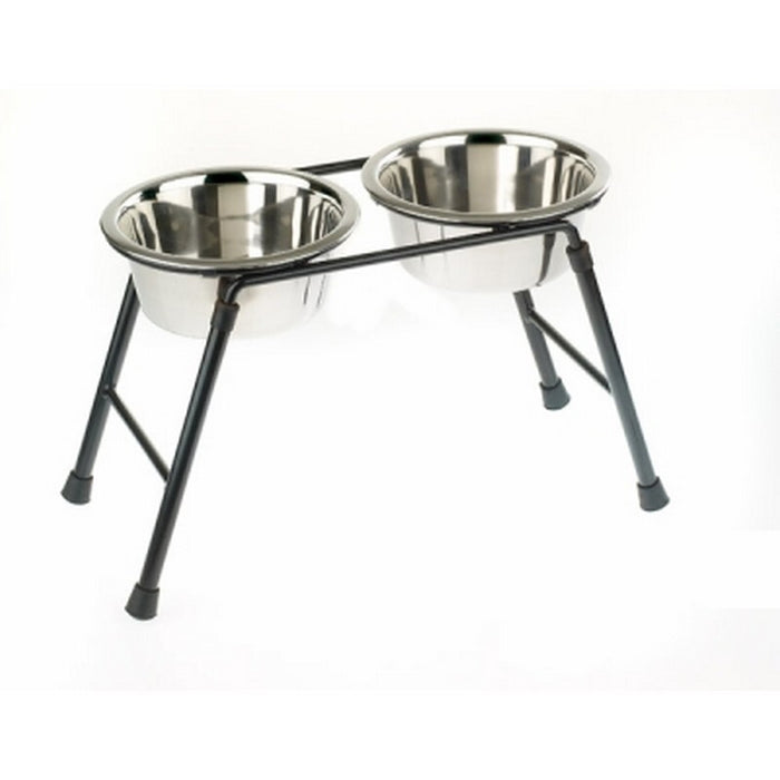 Classic High-Stand Twin Dog Feeder – 2 x 900ml