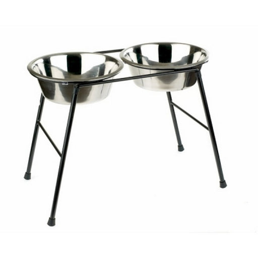 Classic High-Stand Twin Dog Feeder – 2 x 1.6L