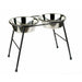 Classic High-Stand Twin Dog Feeder – 2 x 1.6L