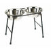 Classic High-Stand Twin Dog Feeder – 2 x 2.5L