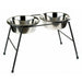 Classic High-Stand Twin Dog Feeder – 2 x 4L