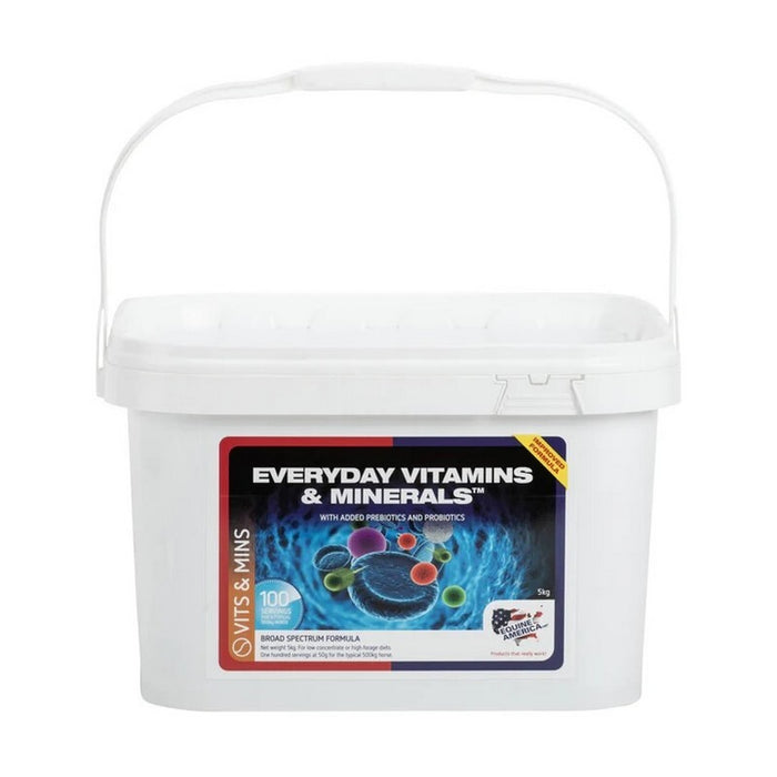 Equine America Everyday Vitamins & Minerals – Daily Horse Supplement – 5kg