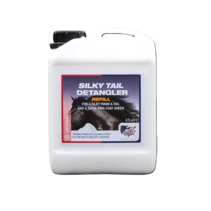 Equine America Silky Tail Detangler – Horse Mane, Tail & Coat Spray – 2.5L Refill