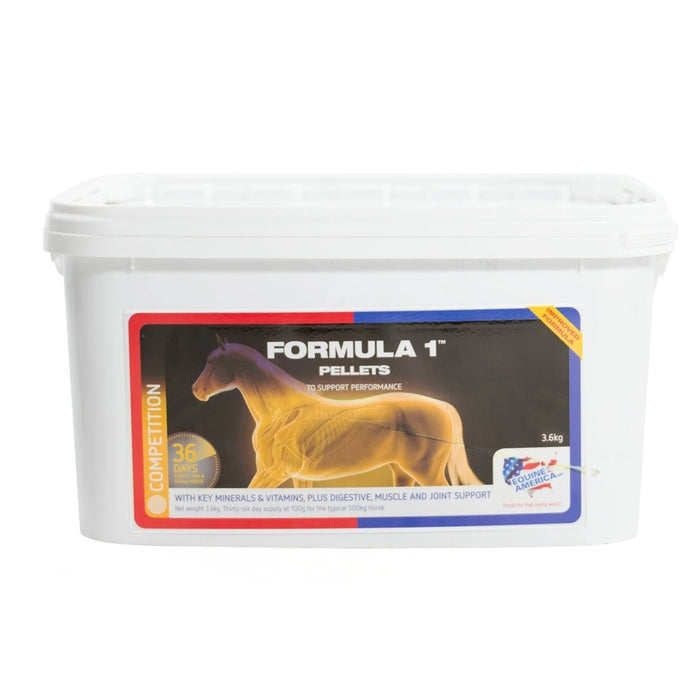 Equine America Formula 1 – All-in-One Horse Performance Pellets – 3.6kg