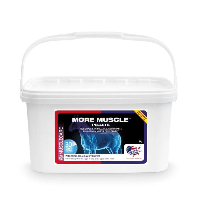 Equine America More Muscle – Horse Topline & Recovery Pellets – 3kg
