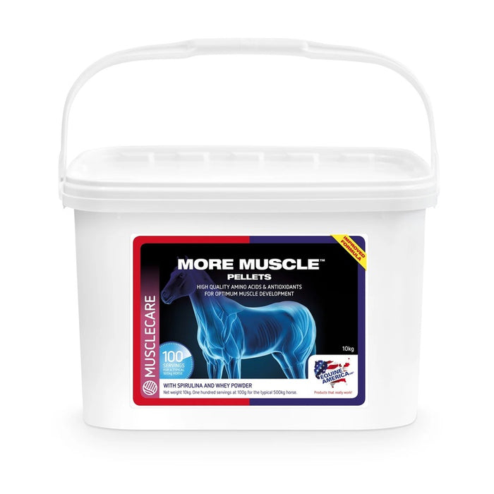 Equine America More Muscle – Horse Topline & Recovery Pellets – 10kg