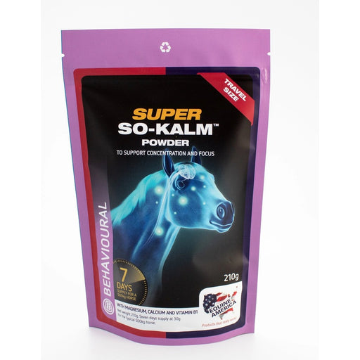 Equine America Super So-Kalm – Horse Calming & Focus Powder – 210g – 7 Day Supply
