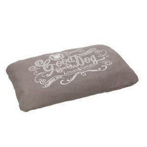House of Paws Good Dog Linen Grey Cushion 82 x 57cm