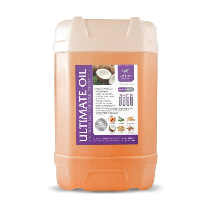 KM Elite Ultimate Oil 25L – Omega Oil for Horse Condition product image