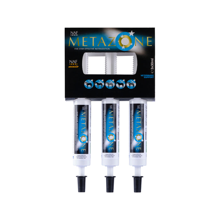 NAF Five Star Metazone horse comfort syringes 3 x 30ml