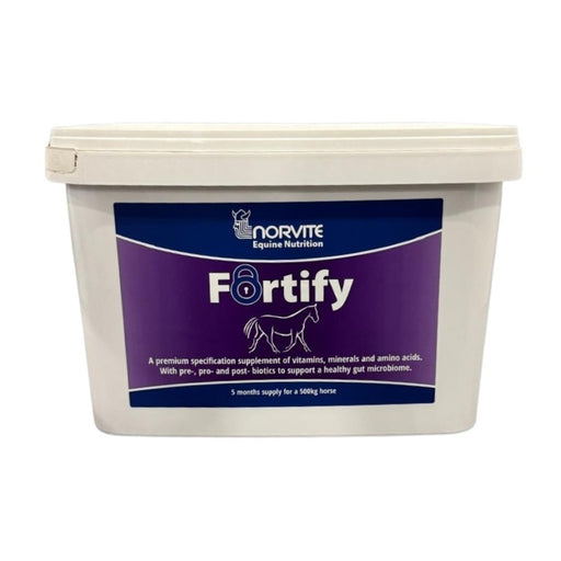Norvite Fortify 3kg – All-in-One Horse Vitamins, Minerals & Gut Support product image