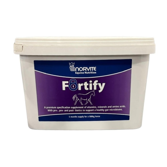 Norvite Fortify 3kg – All-in-One Horse Vitamins, Minerals & Gut Support product image
