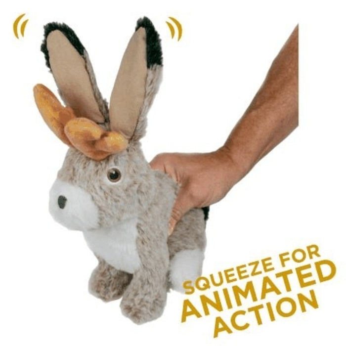 Tall Tails Animated Plush Dog Toy – Jackalope – 23cm