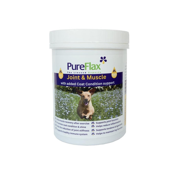 PureFlax Joint & Muscle with added Coat Condition Dogs 620g