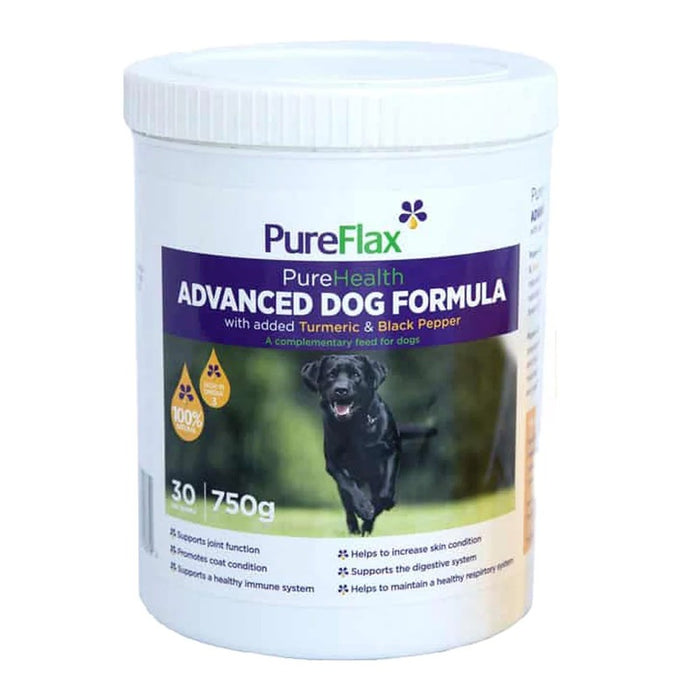 PureFlax Advanced Dog Formula with Turmeric & Black Pepper 750g