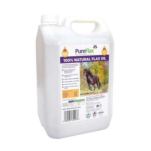 PureFlax Cold-Pressed Linseed Oil for Horses & Ponies product image