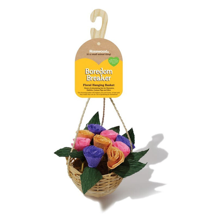 Boredom Breaker Floral Hanging Basket – Pack of 6