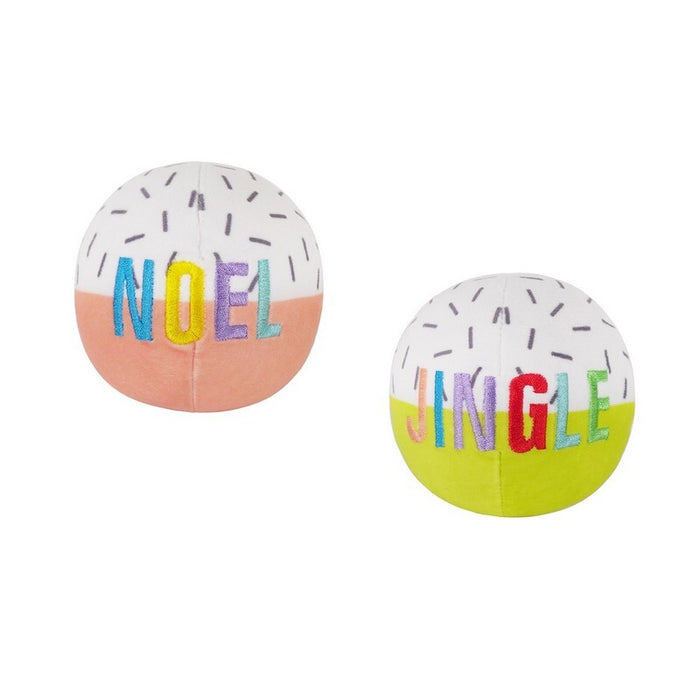 Rosewood Christmas Festive Plush Ball Duo – Pack of 4