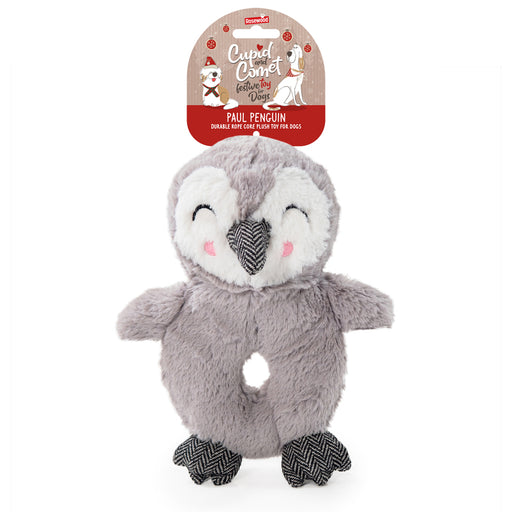 Rosewood Christmas Paul Penguin Dog Toy