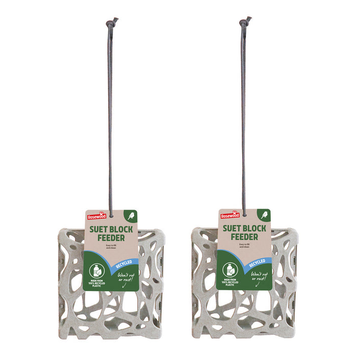 Rosewood Recycled Suet Block Feeders 6 Pack