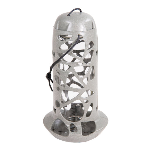 Rosewood Recycled Bottle Seed Feeder Ready-to-Hang Wild Bird Feeder