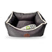 Snug & Cosy Eco Grey Rectangle Dog Bed – 25in
