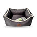 Snug & Cosy Eco Grey Rectangle Dog Bed – 30in