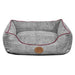 Snug & Cosy Edinburgh Herringbone Rectangle Dog Bed – 64cm