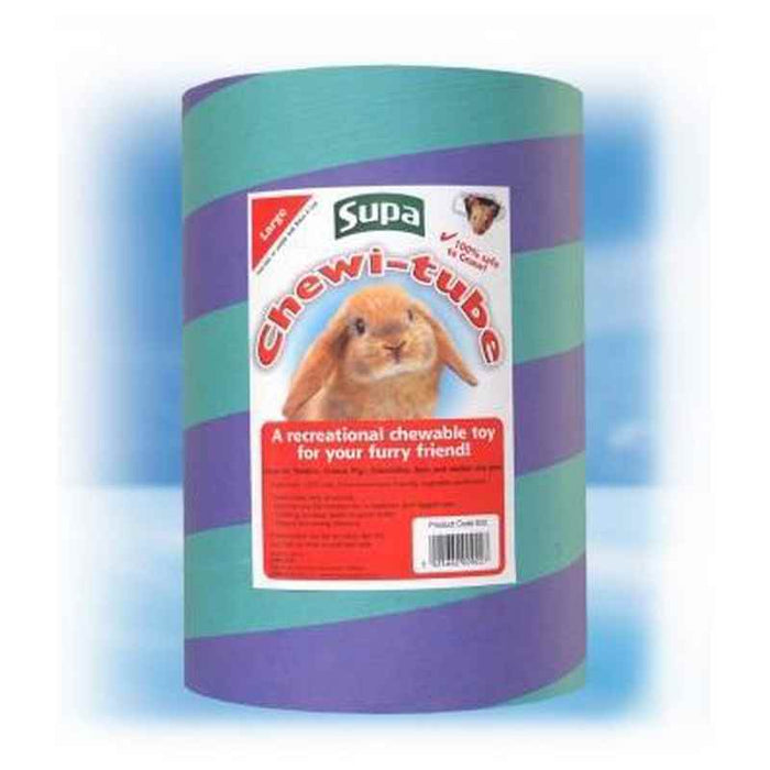 Supa Chewi-Tube Small Animal Chew & Hideaway – Large