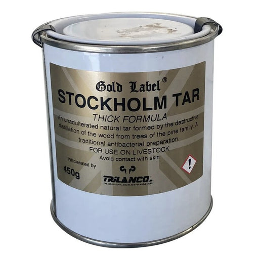 Gold Label Stockholm Tar Thick 450g hoof tar