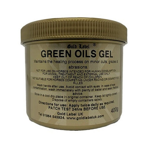 Gold Label Green Oils Gel 400g horse first aid gel