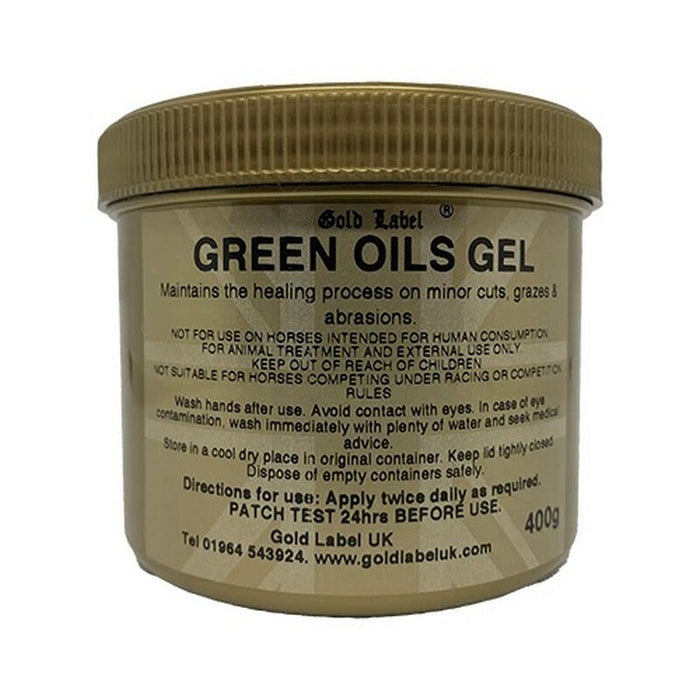 Gold Label Green Oils Gel 400g horse first aid gel