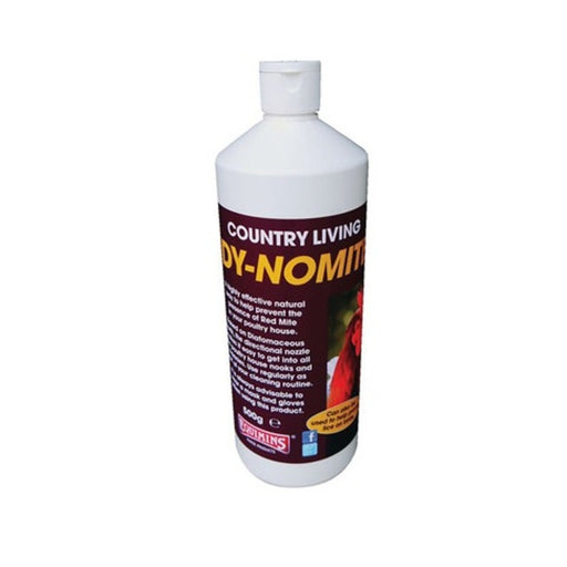 Equimins Country Living Dy-Nomite Poultry House Red Mite Powder 500g