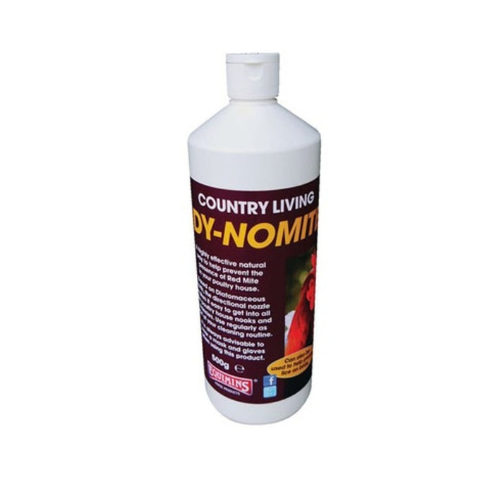 Equimins Country Living Dy-Nomite Poultry House Red Mite Powder 500g