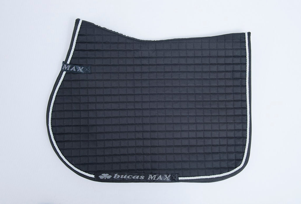 Bucas Max Saddle Pad Jump/AP – Black / Silver