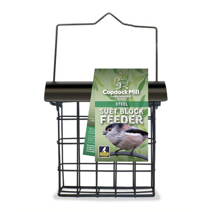 Copdock Mill Easy Fill & Clean Metal Suet Block Feeder - product image 1