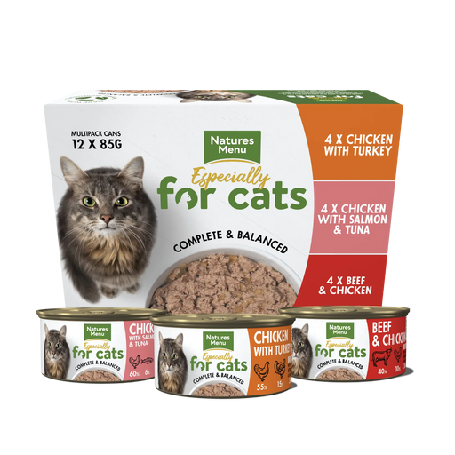 Natures Menu Cat Multipack Tins - 4x 12x 85g - Chestnut Mill