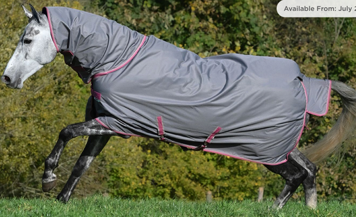 Bucas Freedom Turnout Rug 150g/150g Full Neck – Smoke Grey