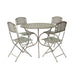 OAK LEAF 5 Piece - Garden Table & Chair Set - SAGE BROWN Ascalon