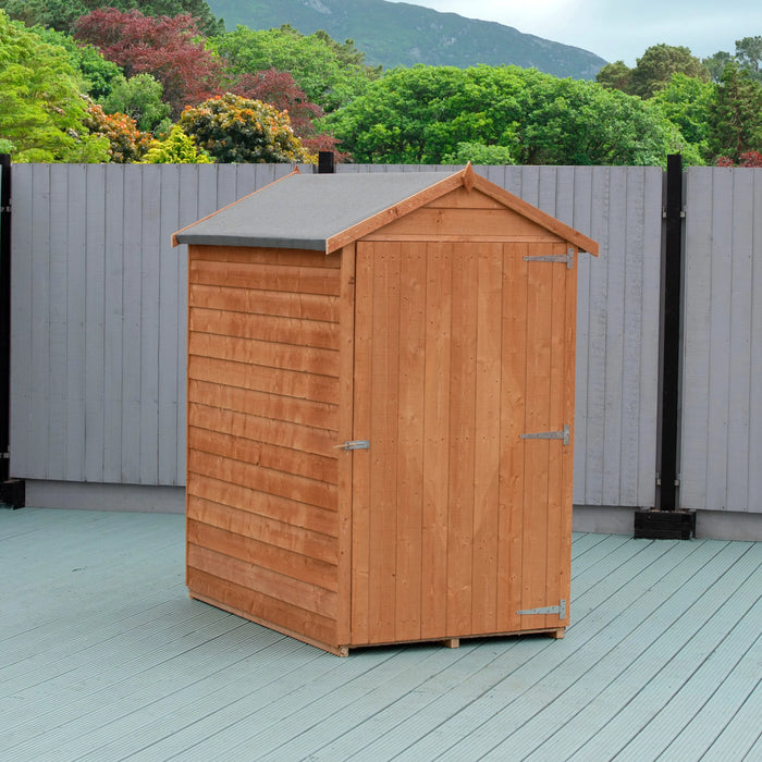 Overlap 3'x5' Single Door Value Garden Shed - Chestnut Mill