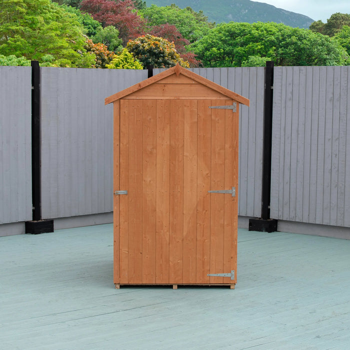 Overlap 3'x5' Single Door Value Garden Shed - Chestnut Mill