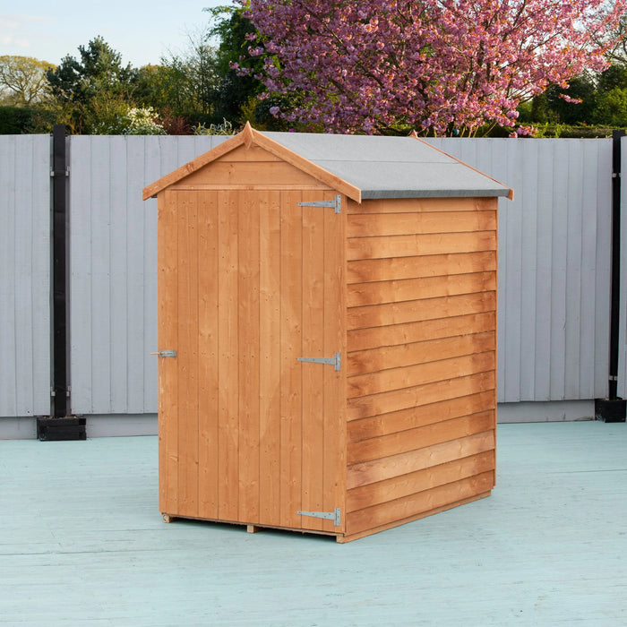 Overlap 3'x5' Single Door Value Garden Shed - Chestnut Mill