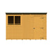 Overlap Single Door Pent 10'x6' Garden Shed - Chestnut Mill