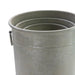 PLANTER CURVED BASE - SET OF 3 - GREEN Galvanised Ascalon