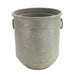 PLANTER CURVED BASE - SET OF 3 - GREEN Galvanised Ascalon