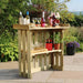 FOLDING GARDEN BAR / POTTING TABLE - Chestnut Mill